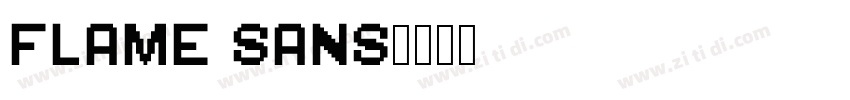 Flame Sans字体转换